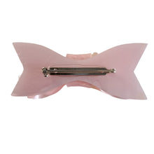 Load image into Gallery viewer, Baby Pink Marble Bow Tie Brooch
