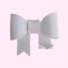 Load image into Gallery viewer, Large White Bow Brooch
