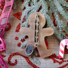 Load image into Gallery viewer, Gingerbread Man Brooch
