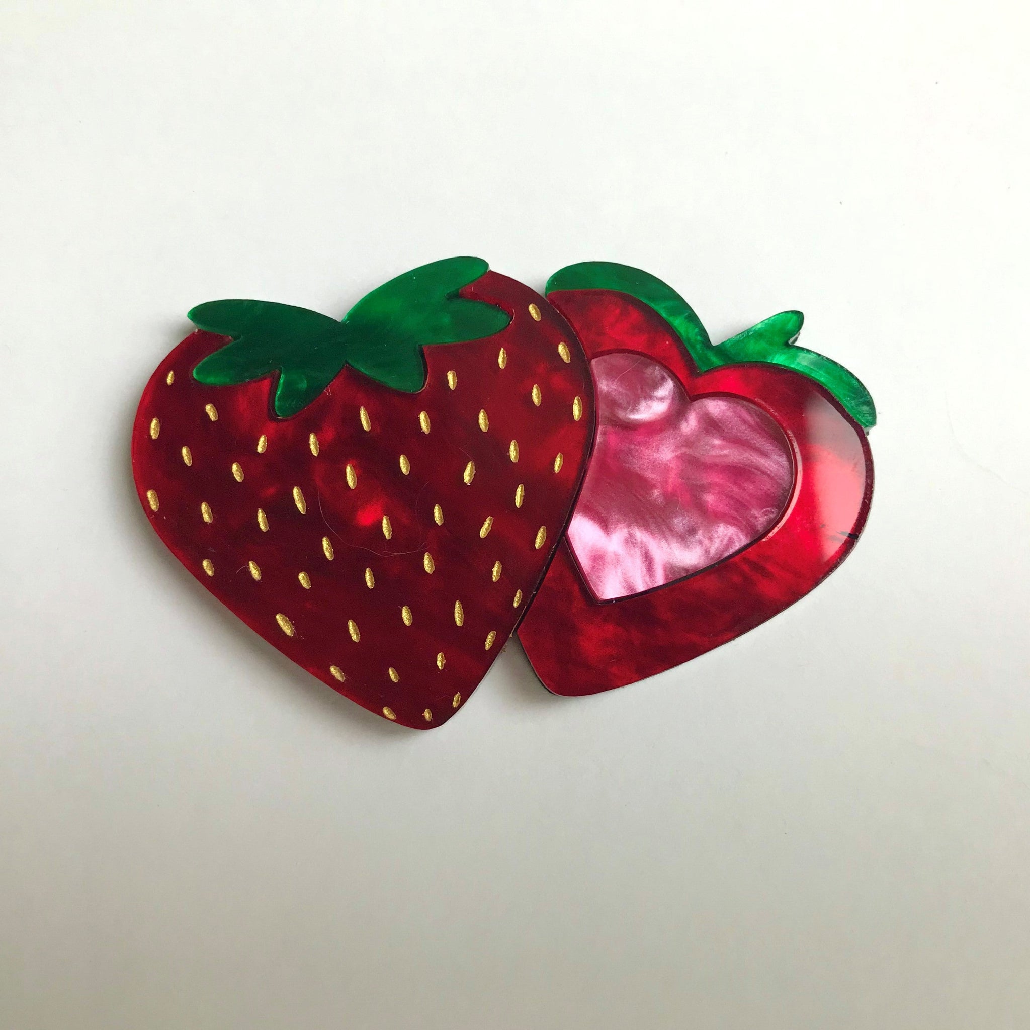 I Heart top Strawberries