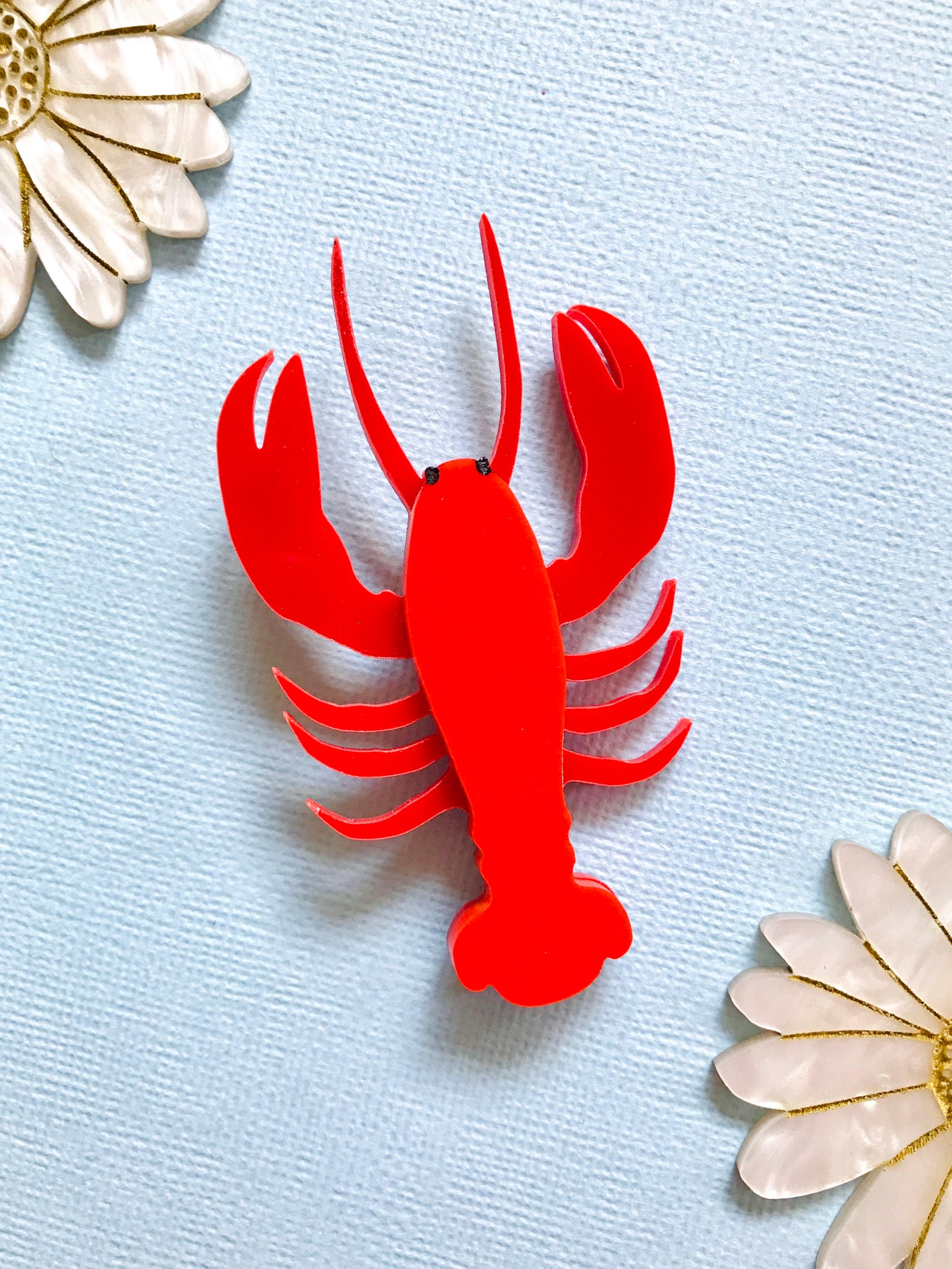 Lobster brooch 2024