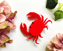 Load image into Gallery viewer, Crabby Brooch
