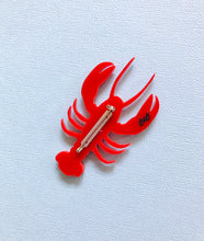 Load image into Gallery viewer, Red Lobster Brooch
