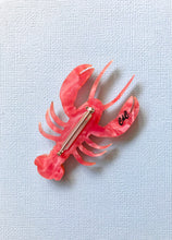 Load image into Gallery viewer, Pink Lobster Brooch
