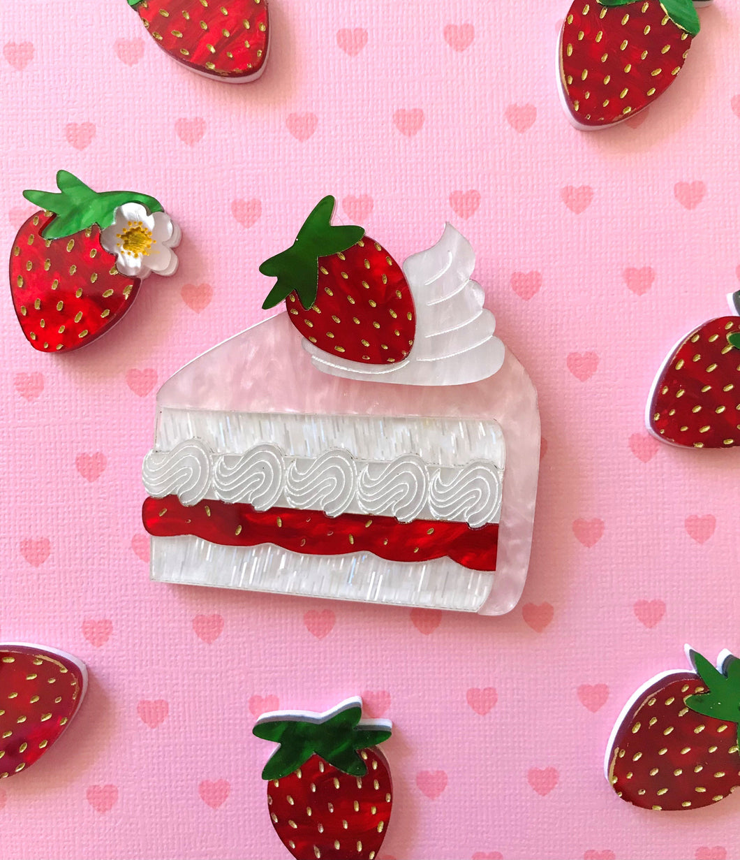 Berry Special Cake Brooch