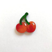 Load image into Gallery viewer, Cherry Mini Brooch
