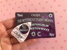 Load image into Gallery viewer, SALE 30% off - Bad Influence Ouija Board - Purple and pink marble
