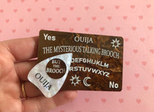 Load image into Gallery viewer, SALE 30% off - Bad Influence Ouija Board -Brown marble with white glimmer
