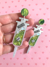 Load image into Gallery viewer, Vaxxed Syringe Earrings
