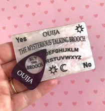 Load image into Gallery viewer, SALE 30% off - Bad Influence Ouija Board - White and purple
