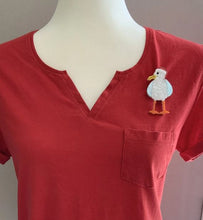 Load image into Gallery viewer, Sam the Seagull Brooch

