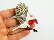Load image into Gallery viewer, Flying Red Robin Brooch
