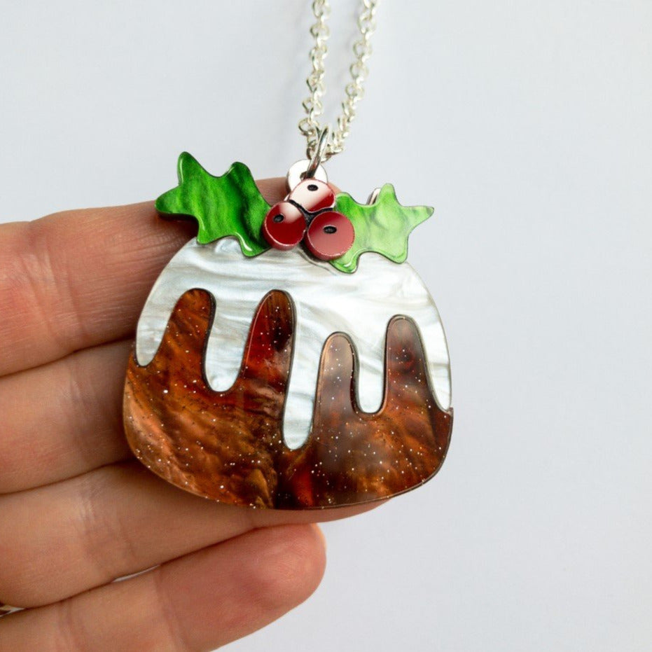 Christmas Pudding Necklace